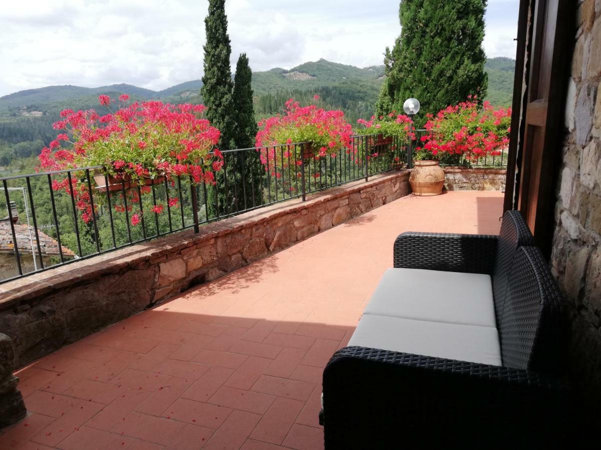 La Terrazza Hotel Gaiole in Chianti Kültér fotó